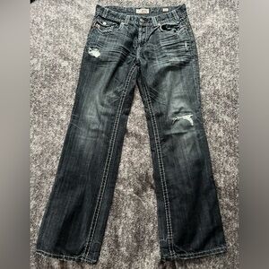 MEK Mens Montebello Bootcut jeans size 34x34.